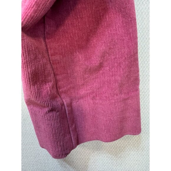 Villager By Liz Claiborne Womens Stretch Corduroy Blazer Jacket Size 6 Berry Pin - Picture 8 of 11